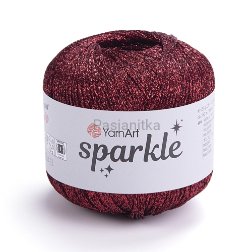 Kordonek Sparkle 1345 / czerwony