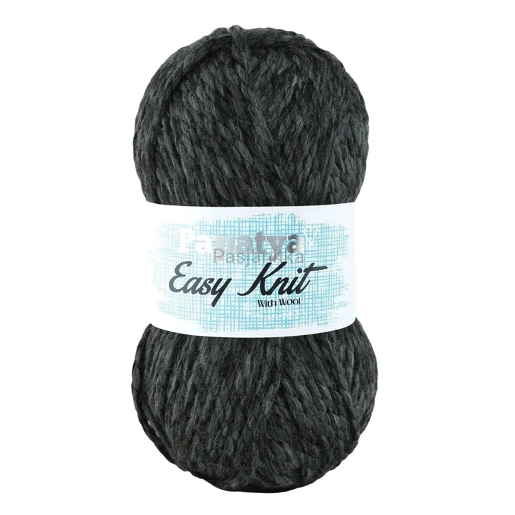 Włóczka Papatya Easy Knit 52180 grafit