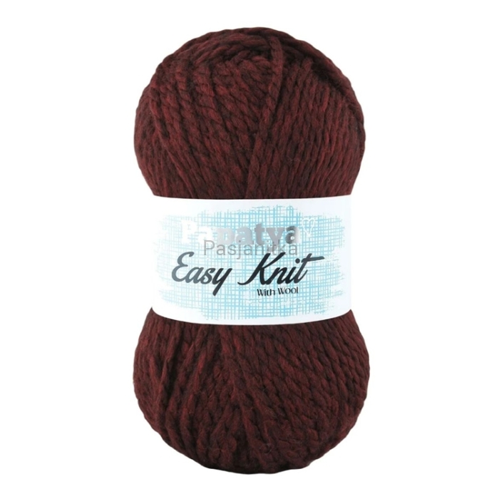 Włóczka Papatya Easy Knit 53280 ciemna wiśnia