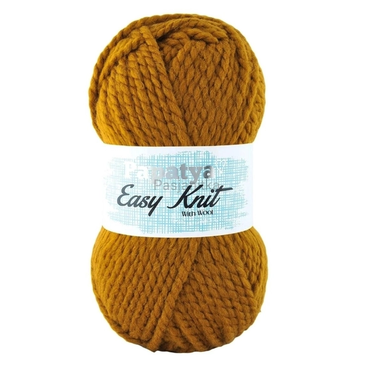 Włóczka Papatya Easy Knit 8780 ciemna musztarda
