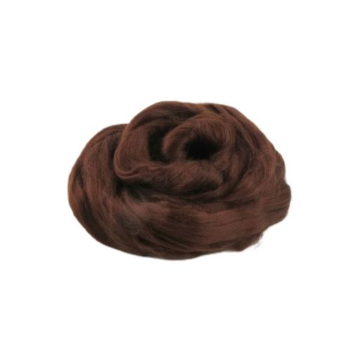 Czesanka wiskoza 25 g / 1 m / brąz
