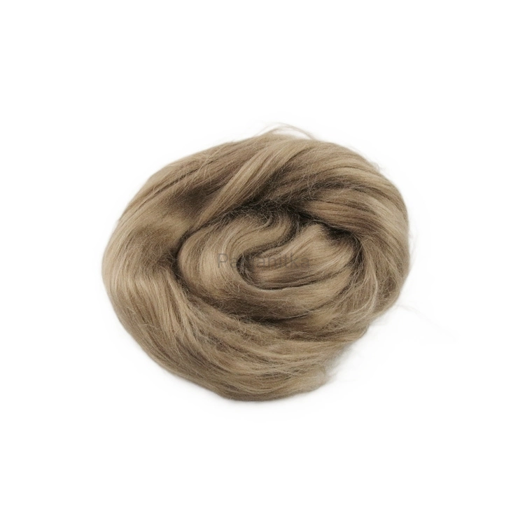 Czesanka wiskoza 25 g / 1 m / jasny brąz