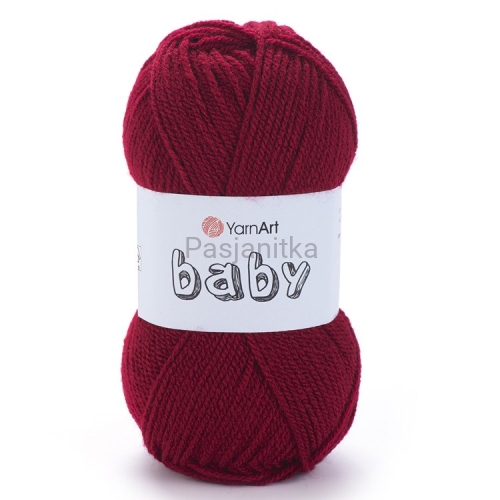 Włóczka Baby Yarn Art 3024 wiśniowy