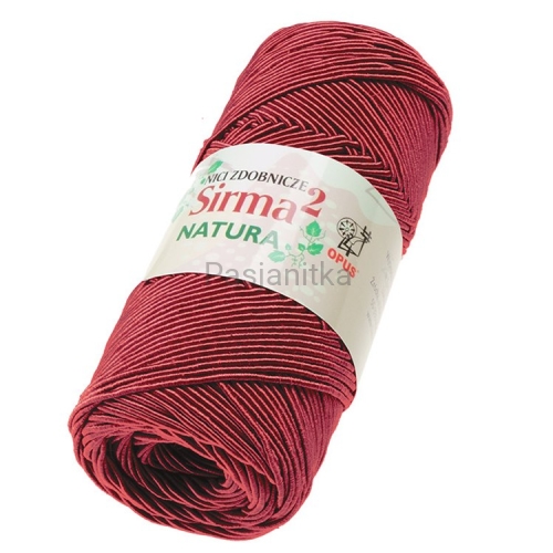 Sznurek Sirma 2 / 114 czerwony