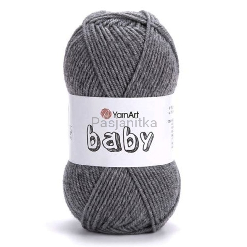 Włóczka Baby Yarn Art 29 ciemny szary