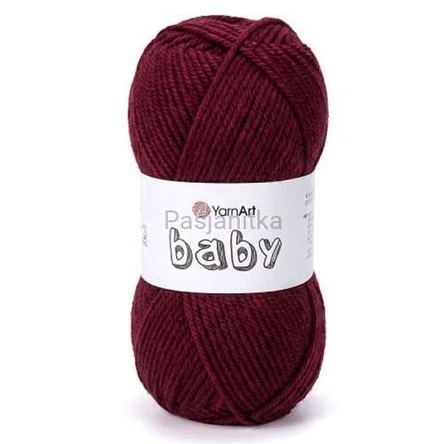Włóczka Baby Yarn Art 577 bordo
