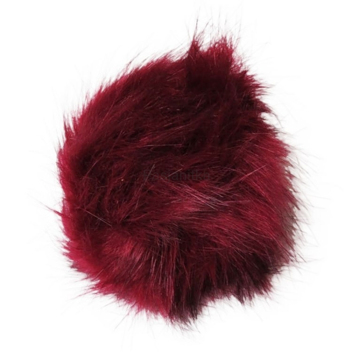 Pompon ok 12 cm / bordo