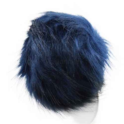 Pompon ok 12 cm / granatowy