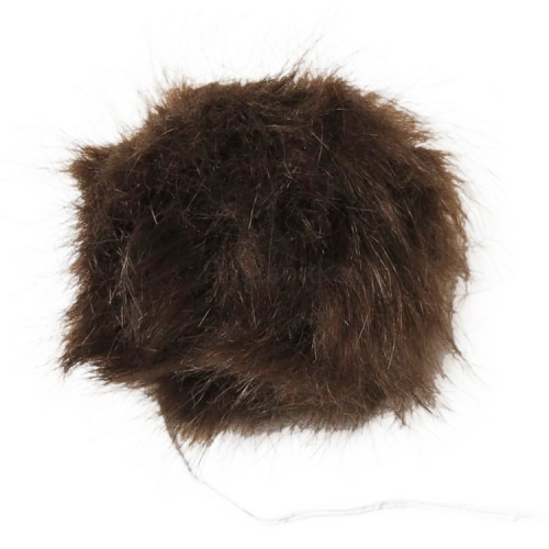 Pompon ok 12 cm / brąz