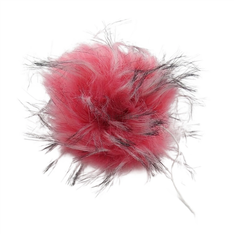 Pompon ok 14 cm / róż melanż