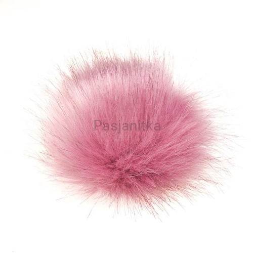 Pompon ok 12 cm / róż