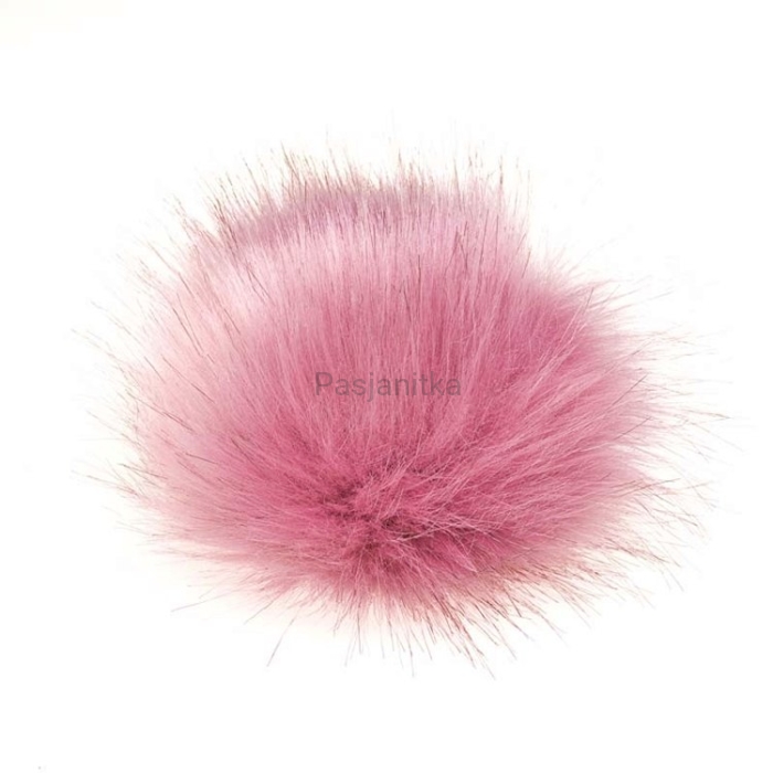 Pompon ok 12 cm / róż