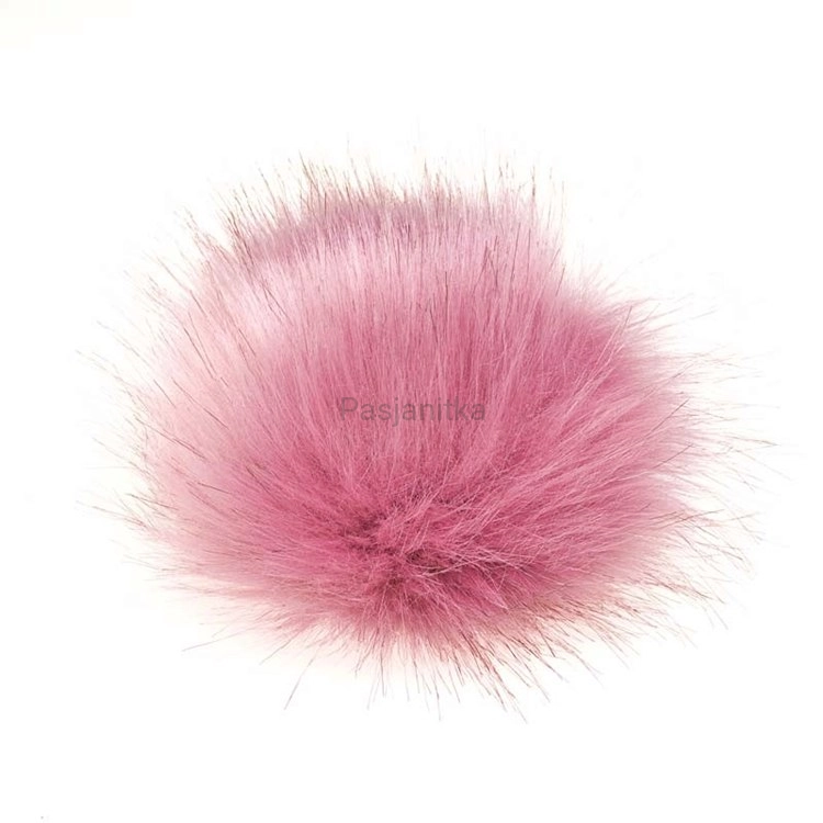 Pompon ok 12 cm / róż