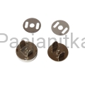 Zapięcie magnes zaciskowy 18 mm / srebrny