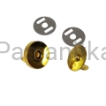 Zapięcie magnes zaciskowy 18 mm / złoty