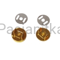 Zapięcie magnes zaciskowy 18 mm / złoty