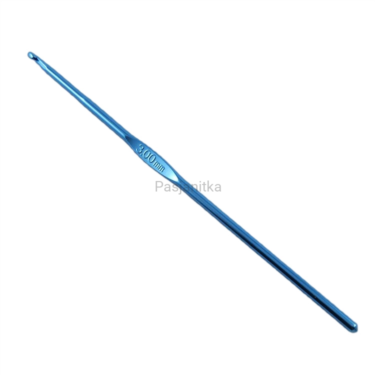 Szydełko aluminiowe anodonowe / 3 mm