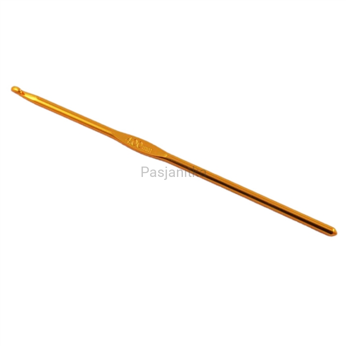 Szydełko aluminiowe anodonowe / 4 mm