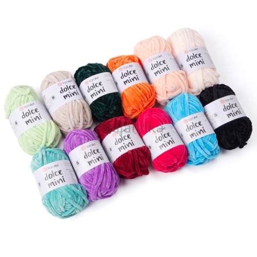 Zestaw włóczek Dolce Mini Yarn Art / C