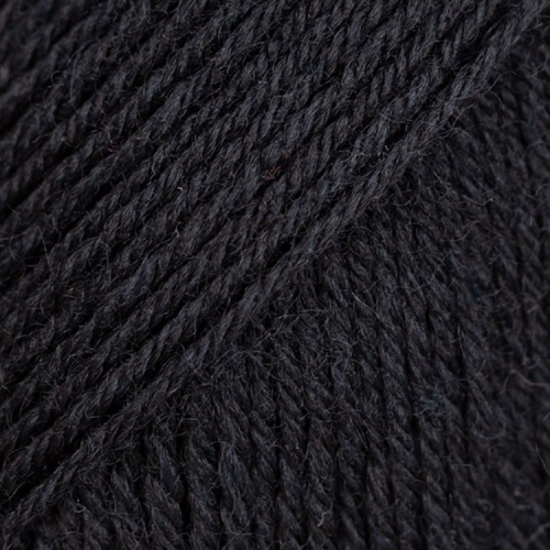 Włóczki DROPS Fabel / 400 uni colour / czarny