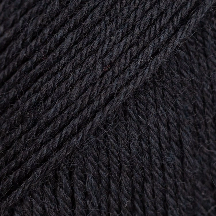 Włóczki DROPS Fabel / 400 uni colour / czarny