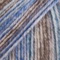 Włóczki DROPS Fabel / 604 long print / widok na ocean