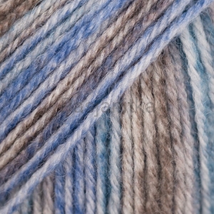 Włóczki DROPS Fabel / 604 long print / widok na ocean