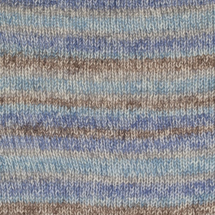 Włóczki DROPS Fabel / 604 long print / widok na ocean