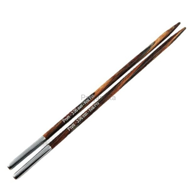 Druty z wymienną żyłką Prym/ KnitPro Natural / 3 mm