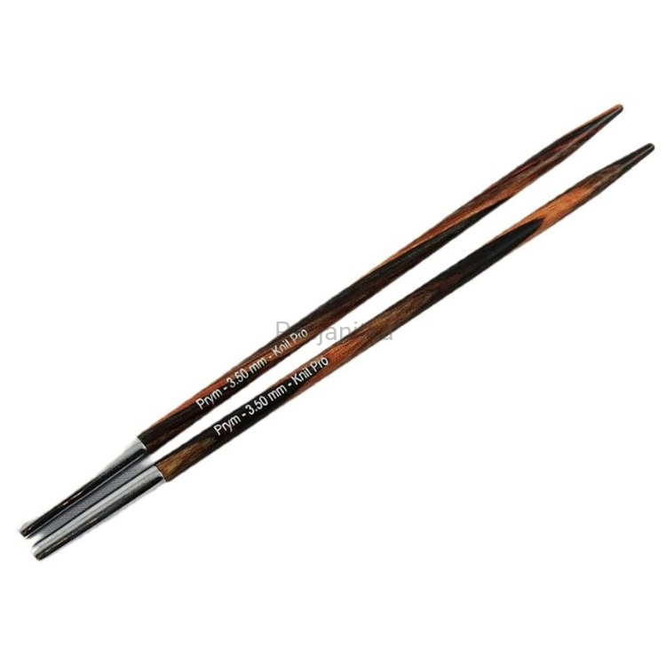 Druty z wymienną żyłką Prym/ KnitPro Natural / 3,5 mm