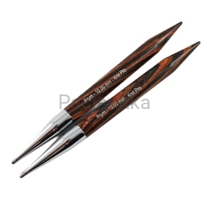 Druty z wymienną żyłką Prym/ KnitPro Natural / 10 mm
