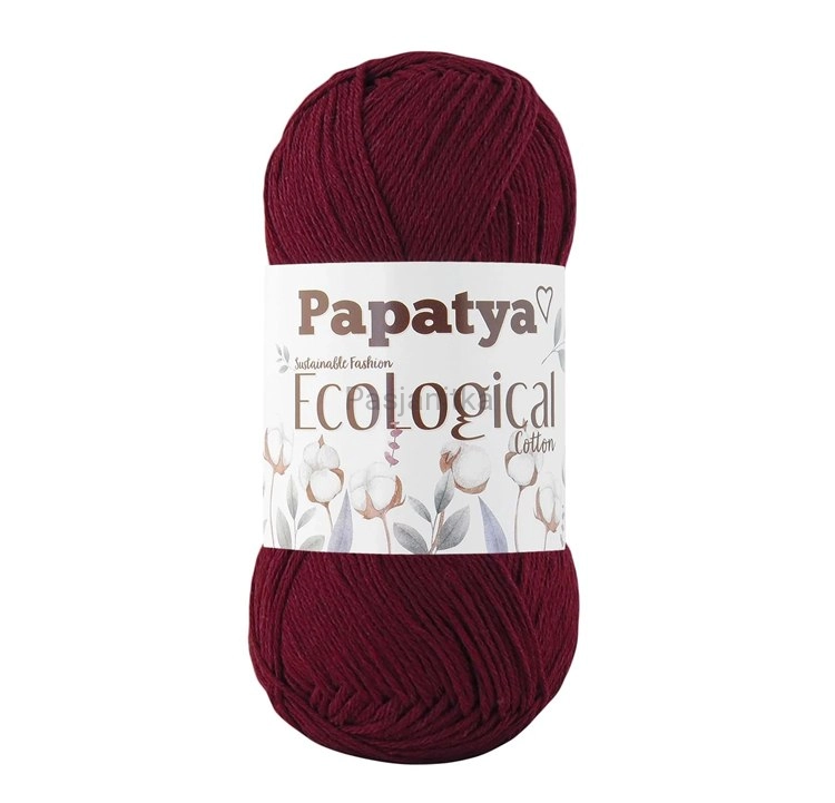 Włóczka Papatya EcoLogical - 501 bordo