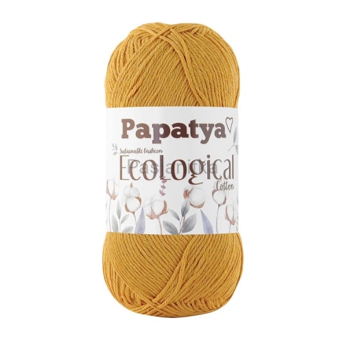 Włóczka Papatya EcoLogical - 704 ciemny żółty