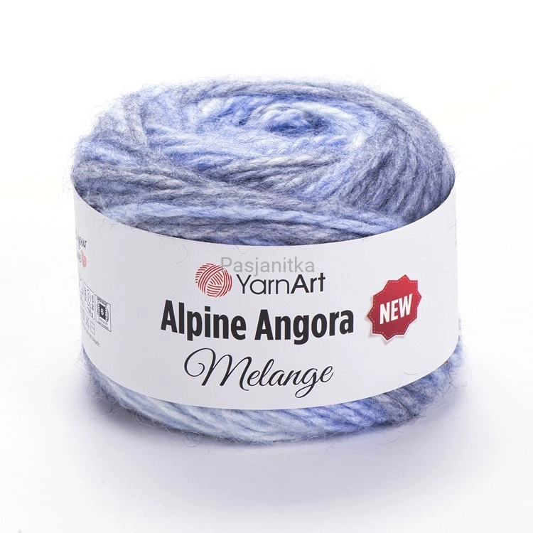 Włóczka Alpine Angora Melange / 6401