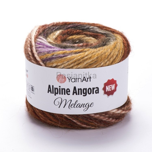 Włóczka Alpine Angora Melange / 6410
