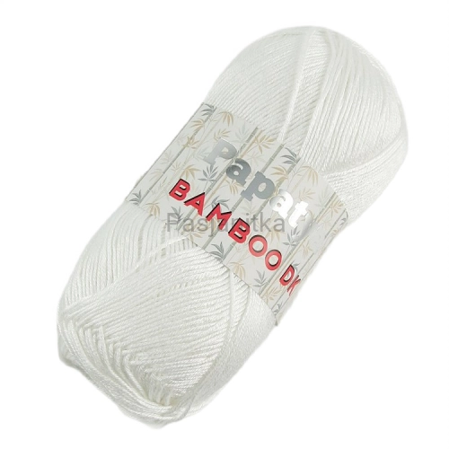Włóczki Bamboo DK / 1000 Biały