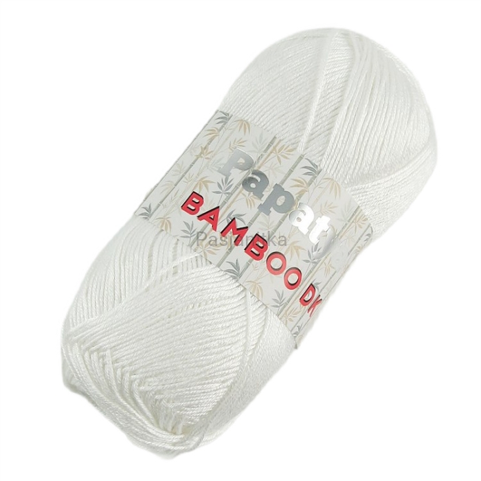Włóczki Bamboo DK / 1000 Biały
