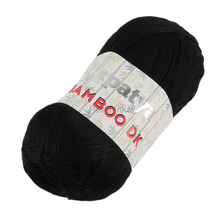 Włóczki Bamboo DK / 2000 czarny