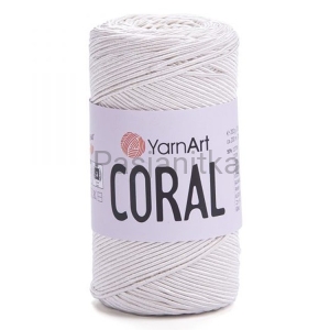 Sznurek Coral Yarn Art 1,5 mm / 1901 Biały