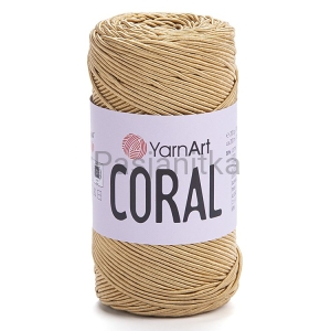 Sznurek Coral Yarn Art 1,5 mm / 1903 Beż złoty