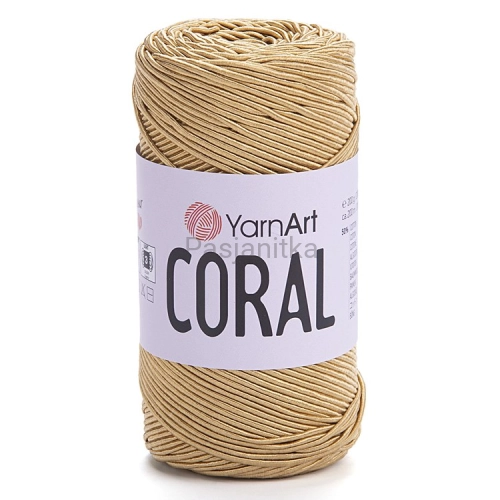 Sznurek Coral Yarn Art 1,5 mm / 1903 Beż złoty