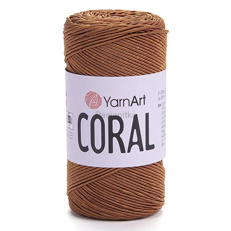 Sznurek Coral Yarn Art 1,5 mm / 1904 Jasny brąz