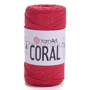 Sznurek Coral Yarn Art 1,5 mm / 1907 Czerwony
