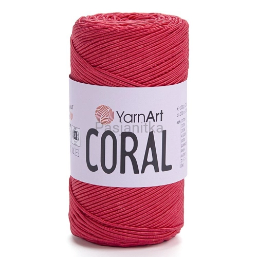 Sznurek Coral Yarn Art 1,5 mm / 1907 Czerwony