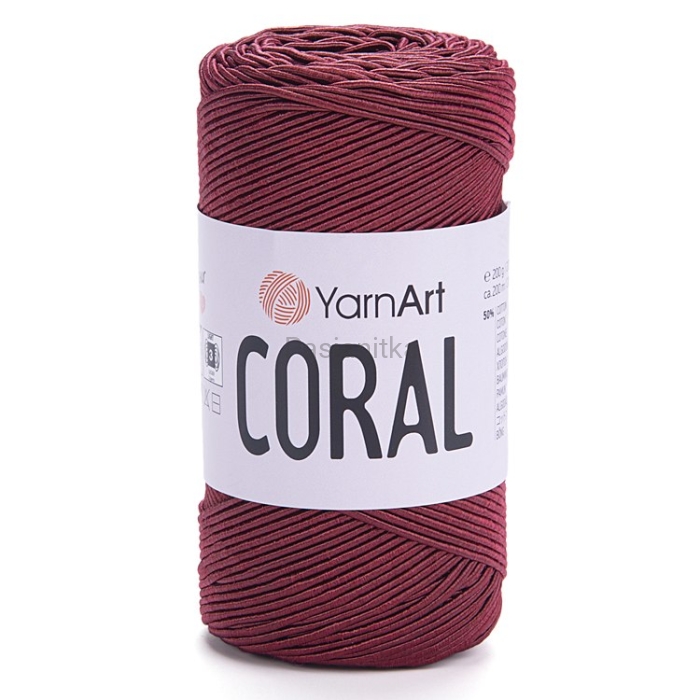 Sznurek Coral Yarn Art 1,5 mm / 1909 Bordo