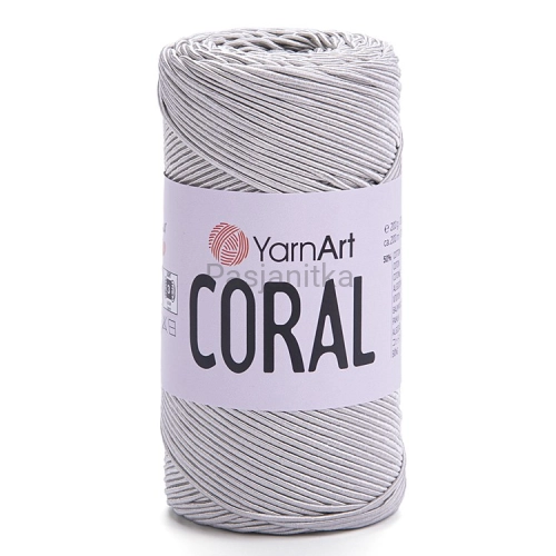 Sznurek Coral Yarn Art 1,5 mm / 1918 Jasny szary