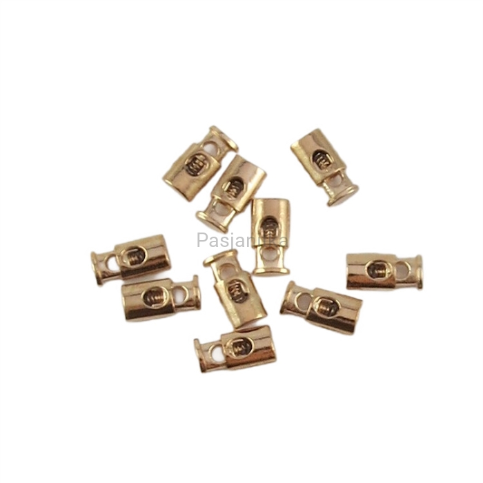 Stoper metalowy 2,4 cm x 1 mm / złoty