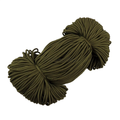 Sznurek poliestrowy 3 mm / ciemne khaki