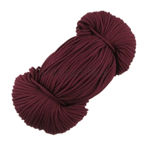 Sznurek poliestrowy 3 mm / ciemne bordo