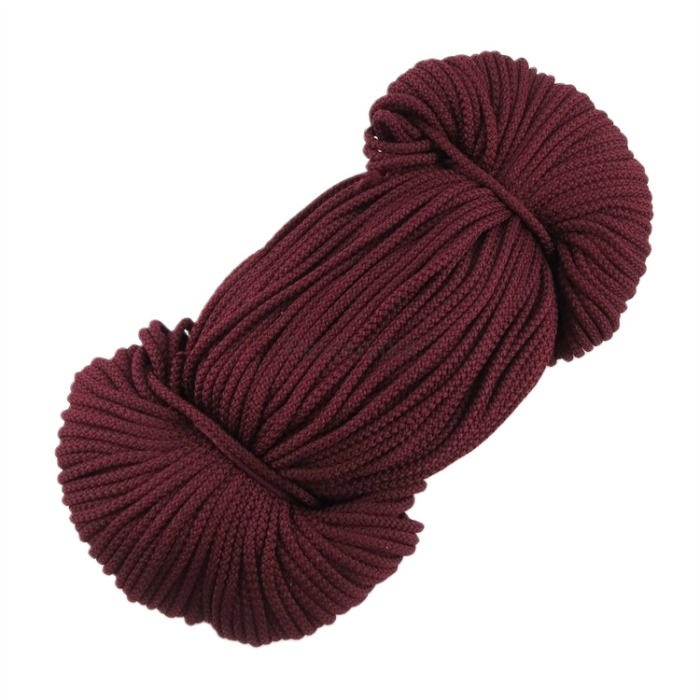 Sznurek poliestrowy 3 mm / ciemne bordo